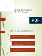 Analisis de Relevancias