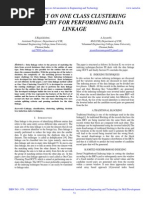 Iaetsd-A Survey on One Class Clustering