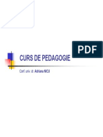 Pedagogie 1_curs_6_Curriculum - Delimitari Conceptuale