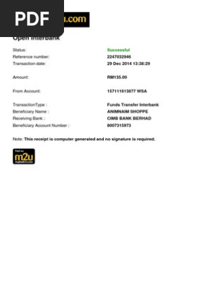 maybank Receipt