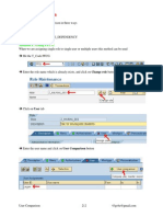 User Comparison: Method 1: Using PFCG