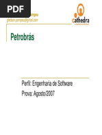 CESPE - Petrobras - Engenharia de Software
