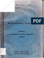 709 - Mekanika Teknik I Konstruksi Statis Tertentu Jilid III