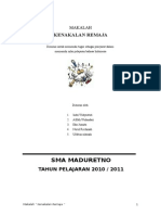 54228613 Makalah Kenakalan Remaja