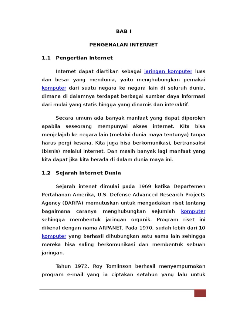 Sejarah dan Perkembangan Internet Indonesia | PDF | Komputer ...