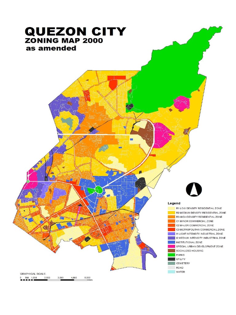 City Of Amarillo Zoning Map Quezon City Zoning Map | Pdf
