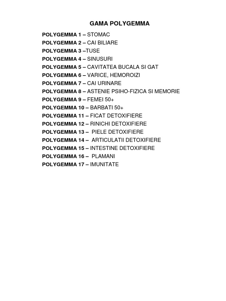 polygemma 16 imunitate)