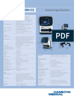 HAMILTON C2 Technical Specifications