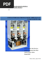 Contactor Electromagnetic Trifazat Cu Stingere in Vid