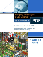 Emerging Technologies in Law Libraries