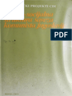 Istraživački Projekti CDI-Klasno-socijalna Struktura Saveza Komunista Jugoslavije-Izdavački Centar Komunist (1984)