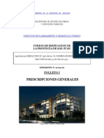 Código de Edificación - Folleto Nº1 - Prescripciones Generales PDF