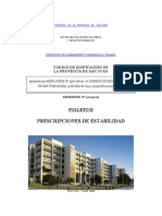 Código de Edificación - Folleto Nº2 - Prescripciones de Estabilidad PDF