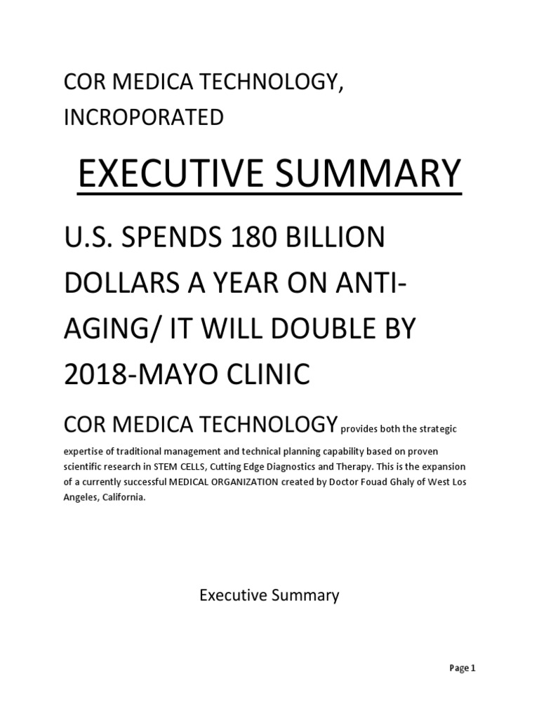 Advancing Regenerative Medicine Solutions | PDF | Coronary Artery ...