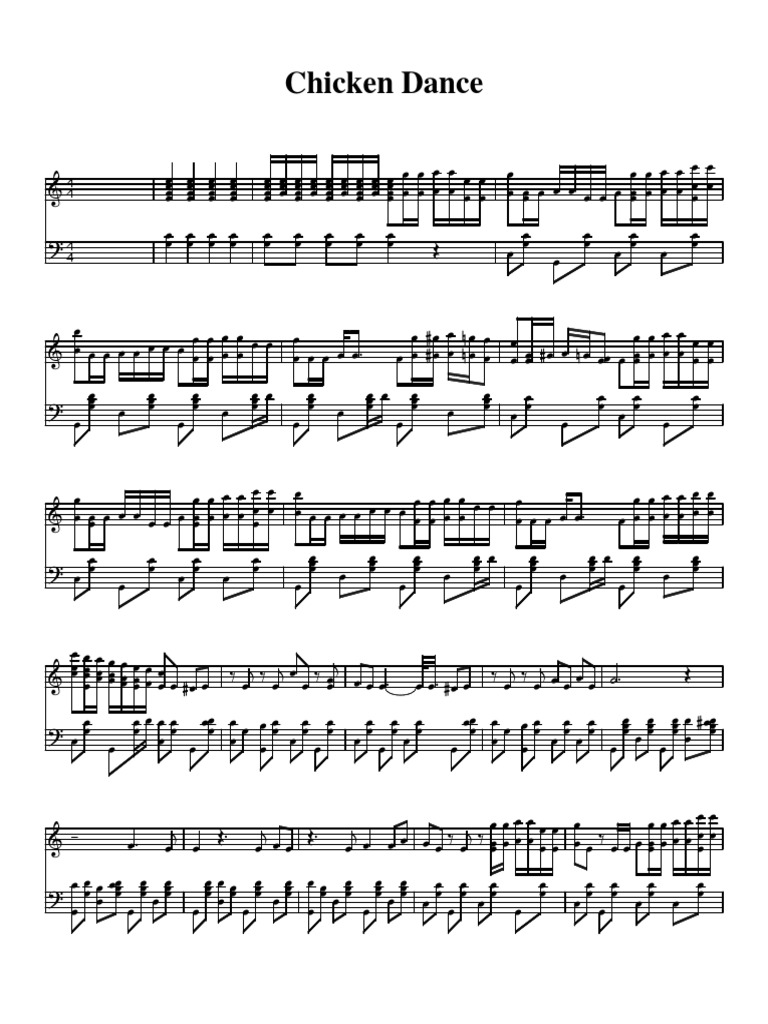 Chicken Dance PDF
