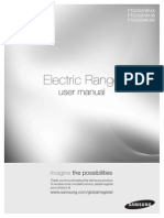 Ftq352 Samsung Electric Range User Manual