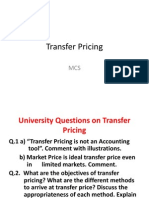 Transfer Pricing