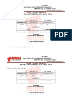 MEDINA UKDI PREPARATION CLASS SCORES 2014