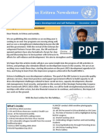 UN Eritrea annual Newsletter 2014