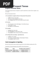 Simple Present Tense