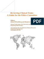 Ethics Committee Guidelines For Clinical Trial