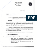 BOQ Memorandum Circular 2011-002