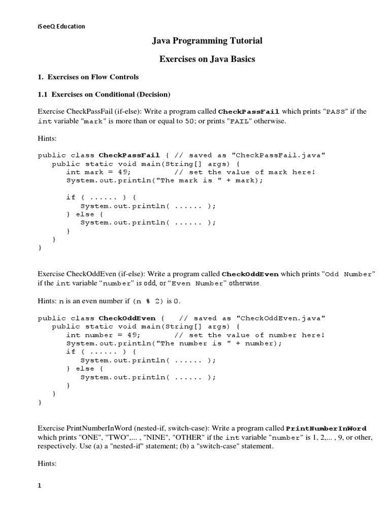 Java Programming Tutorial | PDF | Command Line Interface | Prime Number