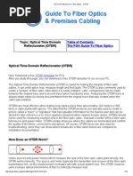 The FOA Reference For Fiber Optics - OTDRs