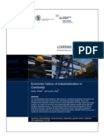 Economic History of Industrialization In. Cambodia