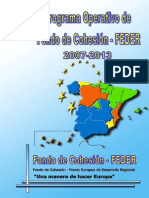 Programa Operativo FEDER 2007-2013