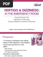 Topik 4 - Vertigo Neuroemergency-dr Amanda SpS