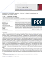 Closed-Form Compliance Equations of Filleted V-Shaped Flexure Hinges For PDF