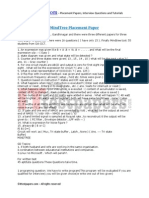 1200 Mindtree Placement Paper 1