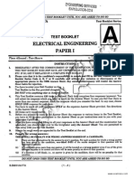 IES Electrical Engineering Objective Paper 2014