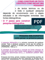 Pesquisa Bibliografica - 3 Aula