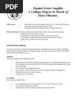 Download Ohio Promise Scholarship Plan Summary by Coughlin for Ohio SN25171617 doc pdf