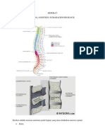 Subarachnoid Blok Anestesi