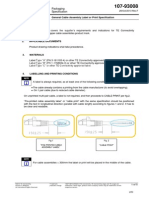 Packaging Specification: General Cable Assembly Label or Print Specification