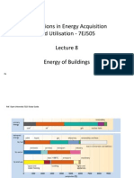 Innovations in Energy Acquisition and Utilisation - 7EJ505 Energy of Buildings