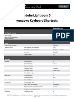 Lightroom Shortcuts 5 Windows 
