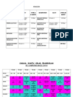 Contoh Jadual Waktu 1