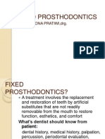 Fixed Prosthodontics: Erista Dona Pratiwi, DRG