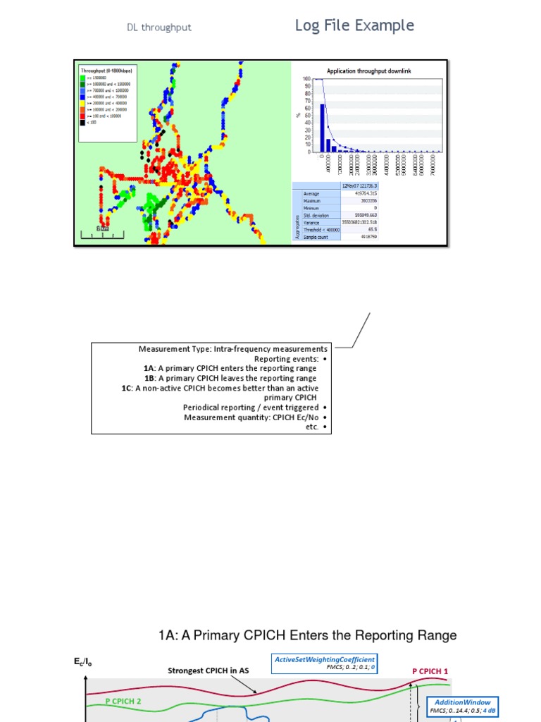Log File Example: DL Throughput | PDF | Technology & Engineering