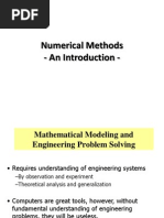 Numerical Methods - An Introduction