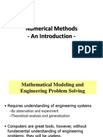 Numerical Methods - An Introduction