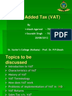 Value Added Tax (VAT) : A Project On