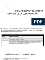 La Contradicción Principal y El Aspecto Principal de La Contradicción MAO TSE TUNG