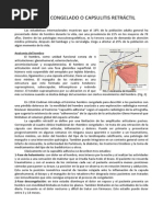 Hombro Congelado o Capsulitis Retráctil