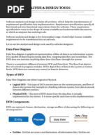 Software Analysis & Design Tools: Data Flow Diagram