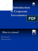 Introduction To Corporate Governance